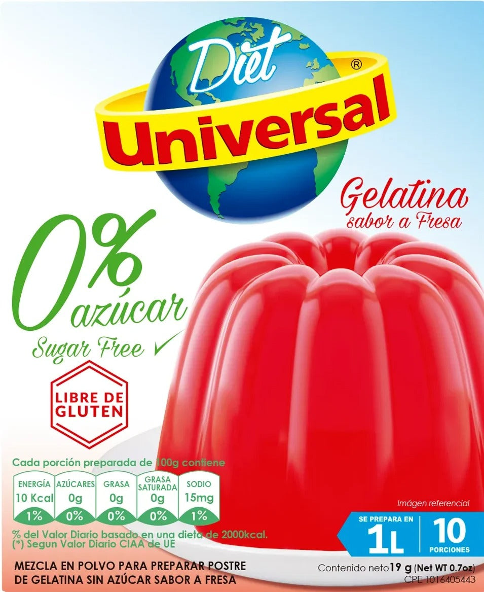Gelatina Diet Fresa Universal