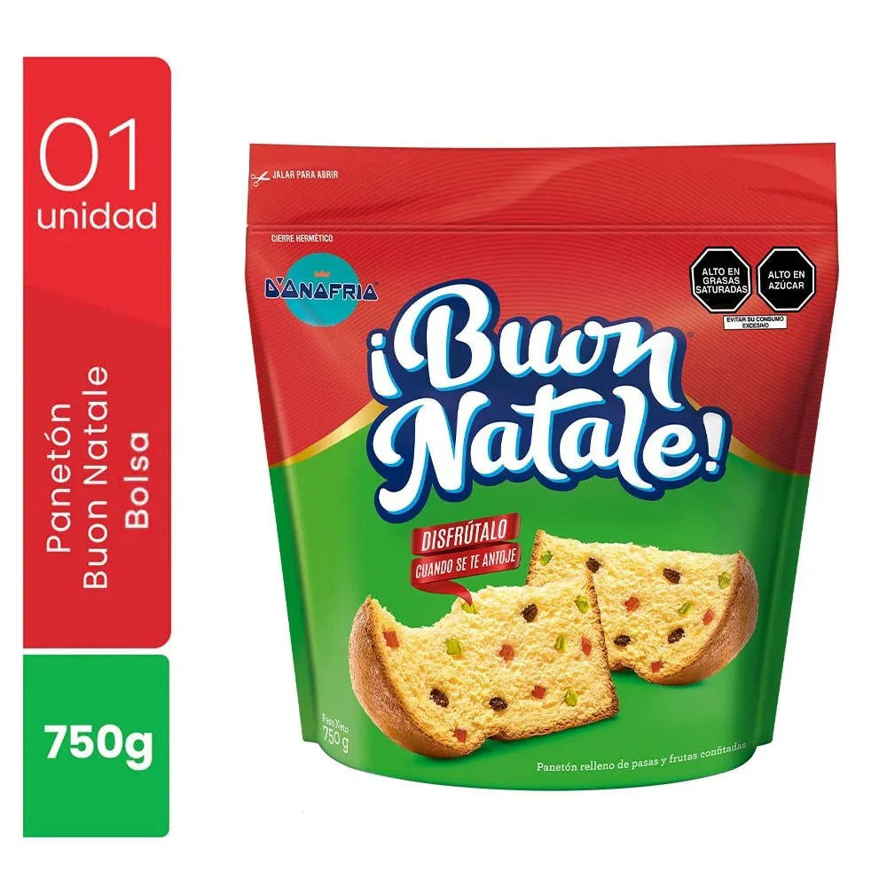Paneton Buon Natale Bolsa 750G