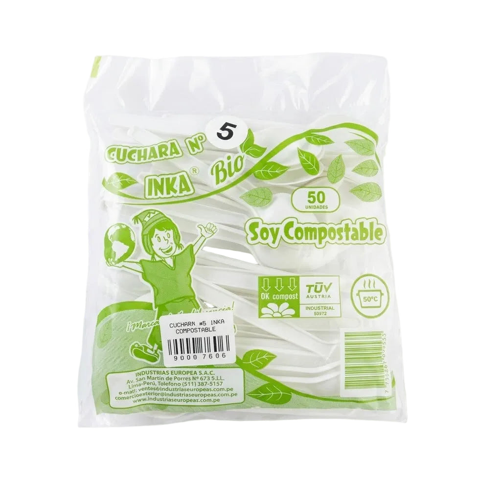Cuchara Compostable Inka Paquete 50 und