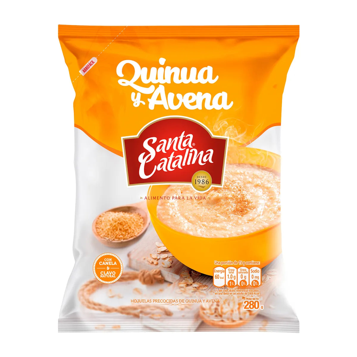 Avena Santa Catalina Quinua Bolsa 280g