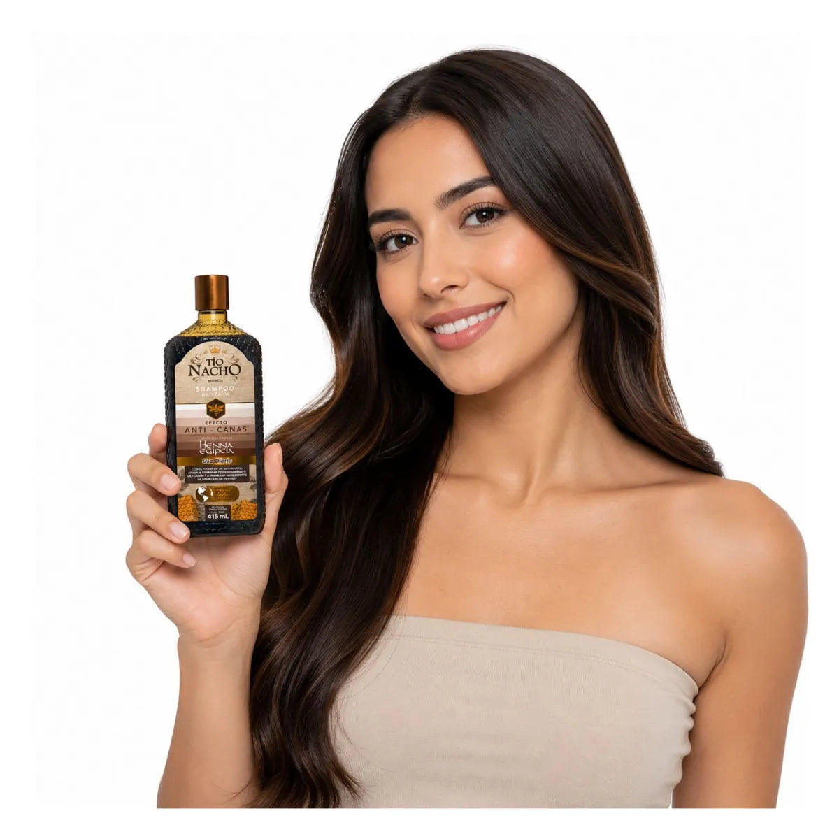 Shampoo Tío Nacho Anti-Canas Frasco 415 ml